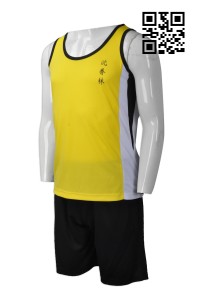 WTV141 order tank top sport suit  design breathable sport suit  running tank top suit  order online sport suit  sport suit specialty store